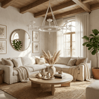 Sculptural Plaster Chalice Chandelier