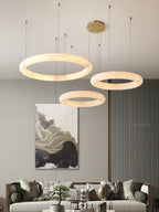 Halo di Pietra Alabaster Chandelier