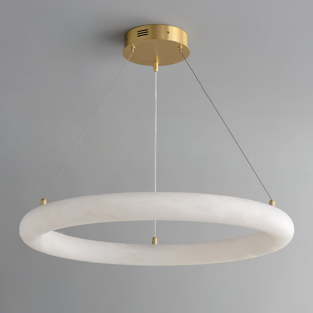 Halo di Pietra Alabaster Chandelier
