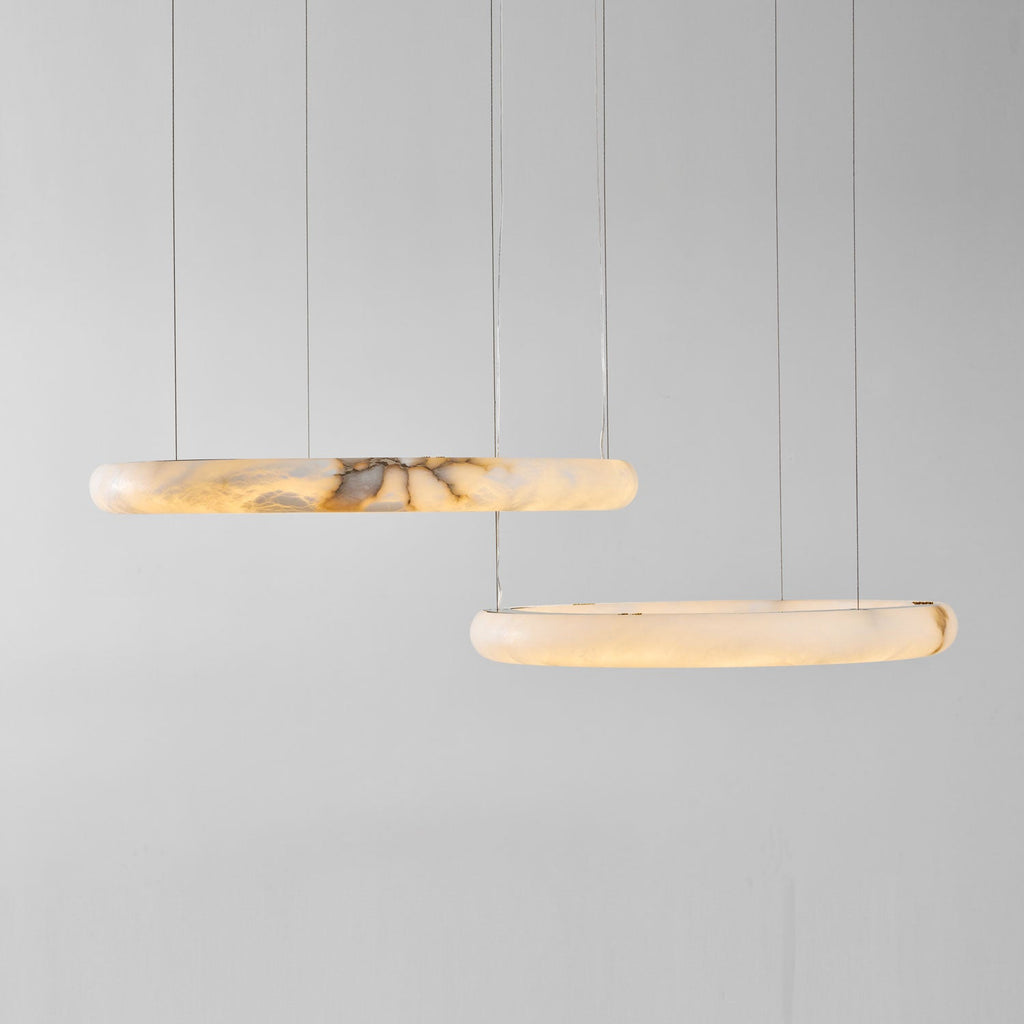 Halo di Pietra Alabaster Chandelier
