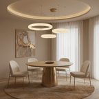 Halo di Pietra Alabaster Chandelier