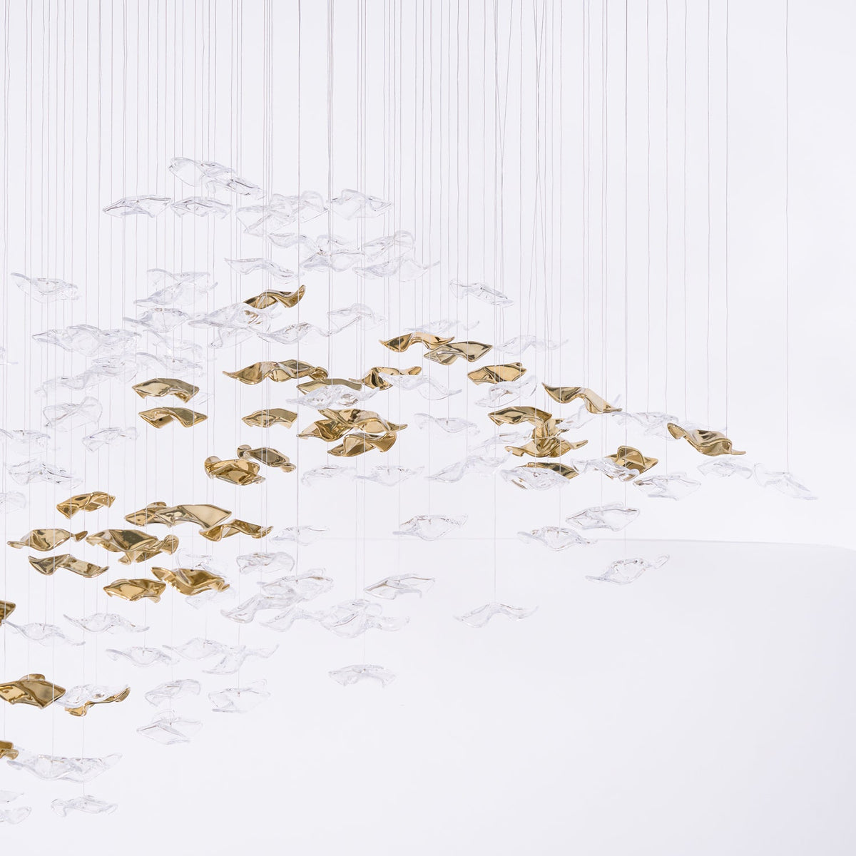 Tidal Art Glass Chandelier