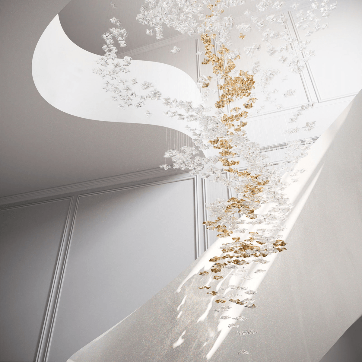 Tidal Art Glass Chandelier