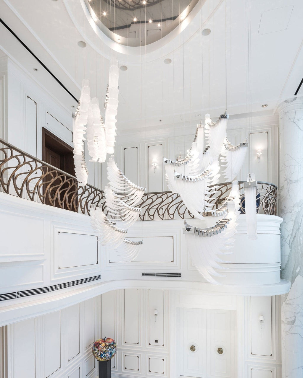 Bird Feather Wings LED Chandelier