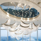 Bird Feather Wings LED Chandelier