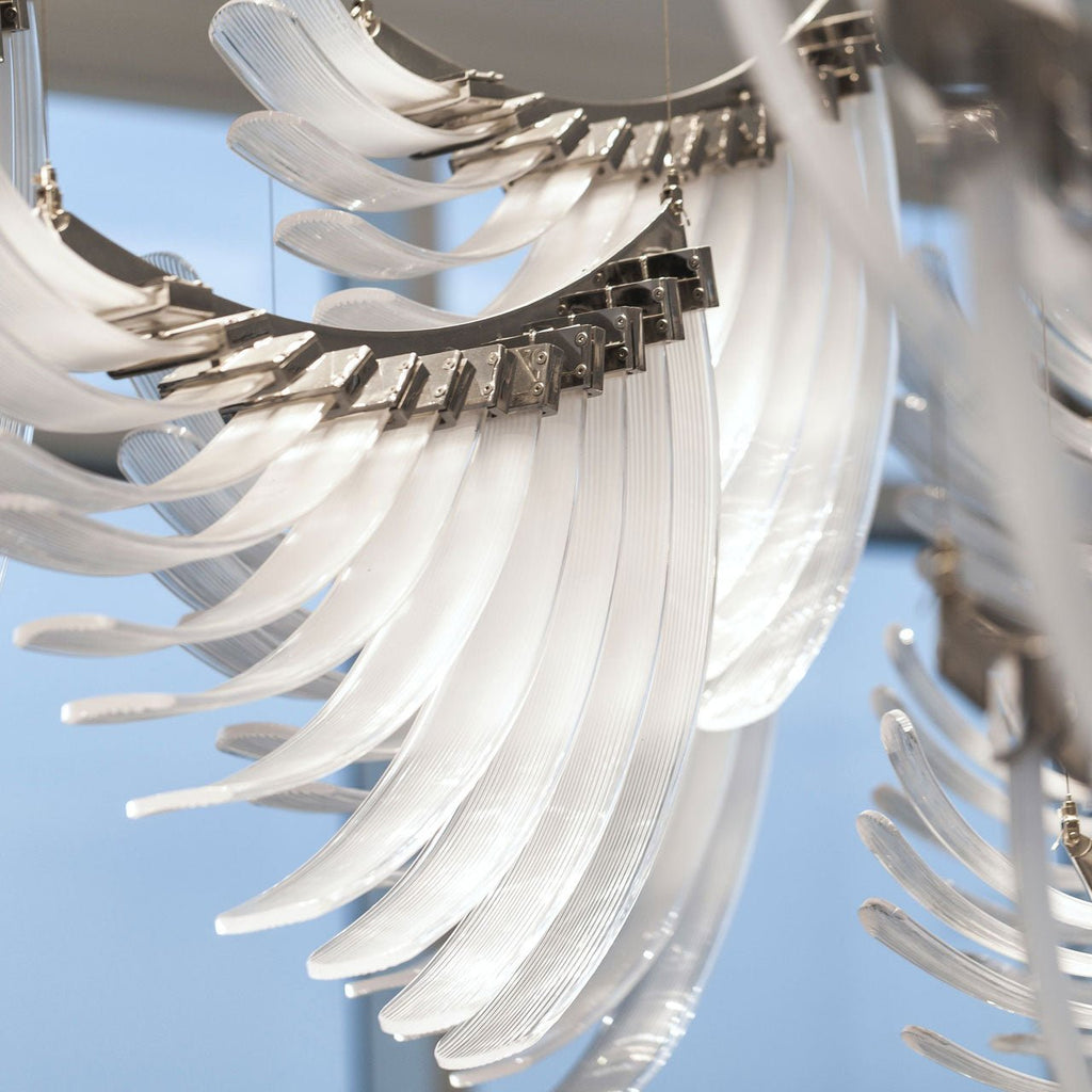 Bird Feather Wings LED Chandelier