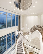 Bird Feather Wings LED Chandelier