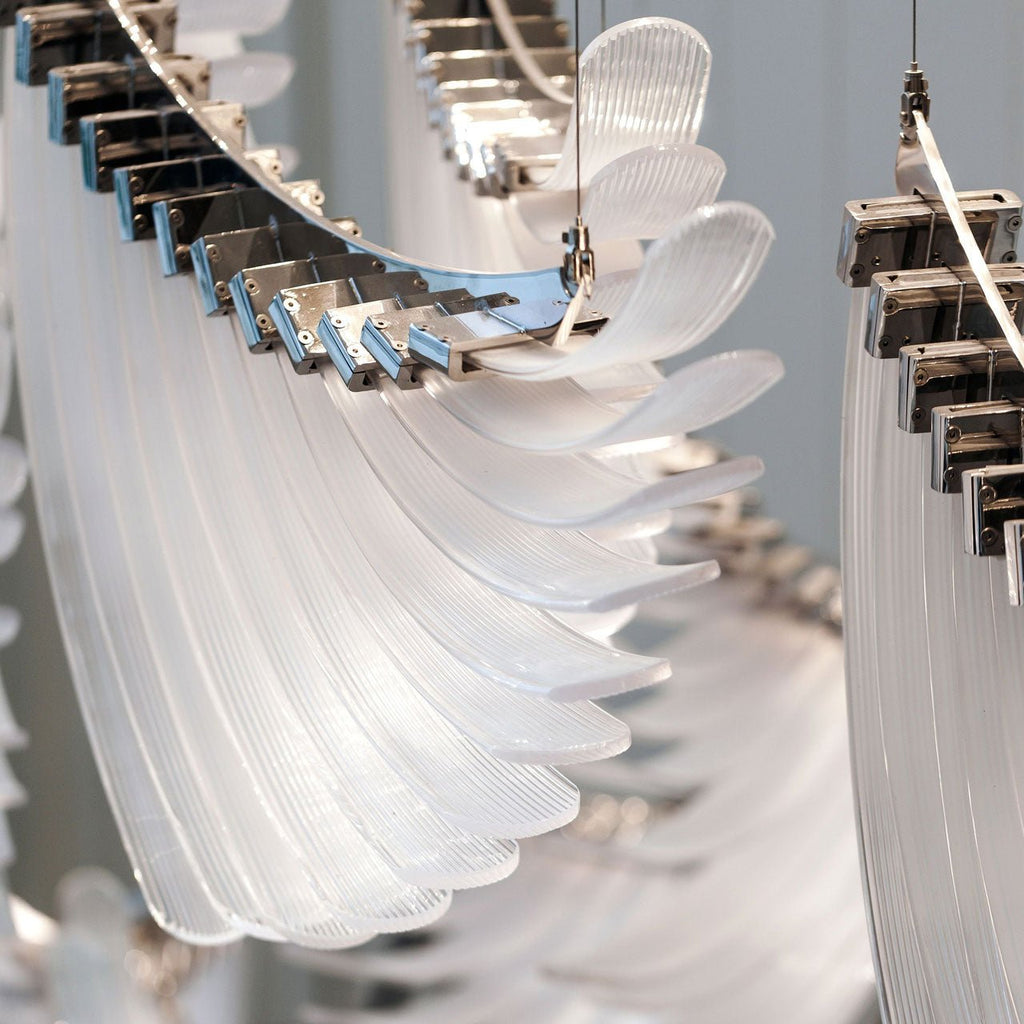 Bird Feather Wings LED Chandelier