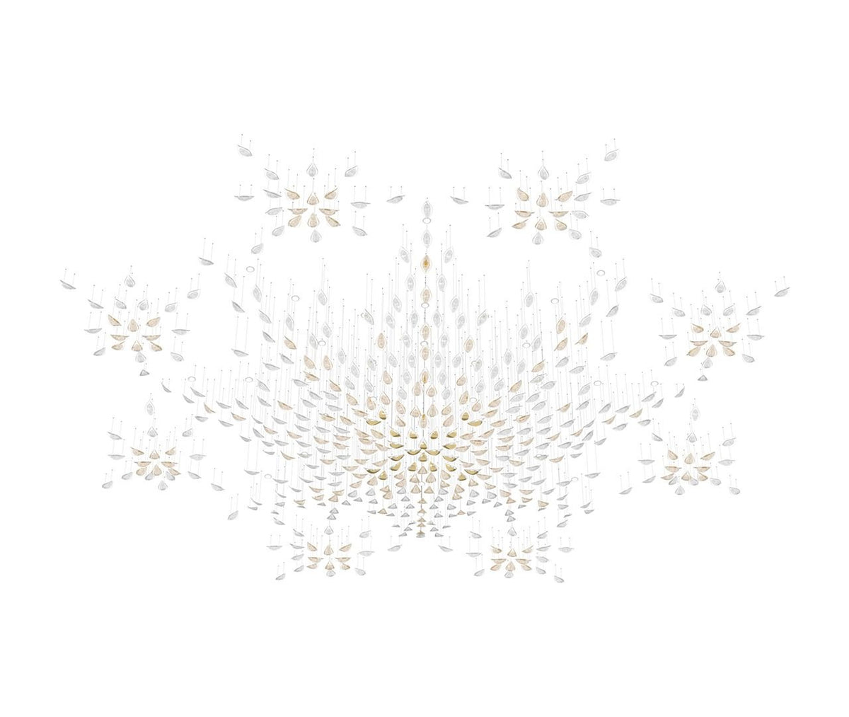 Floating Leaves Chandelier
