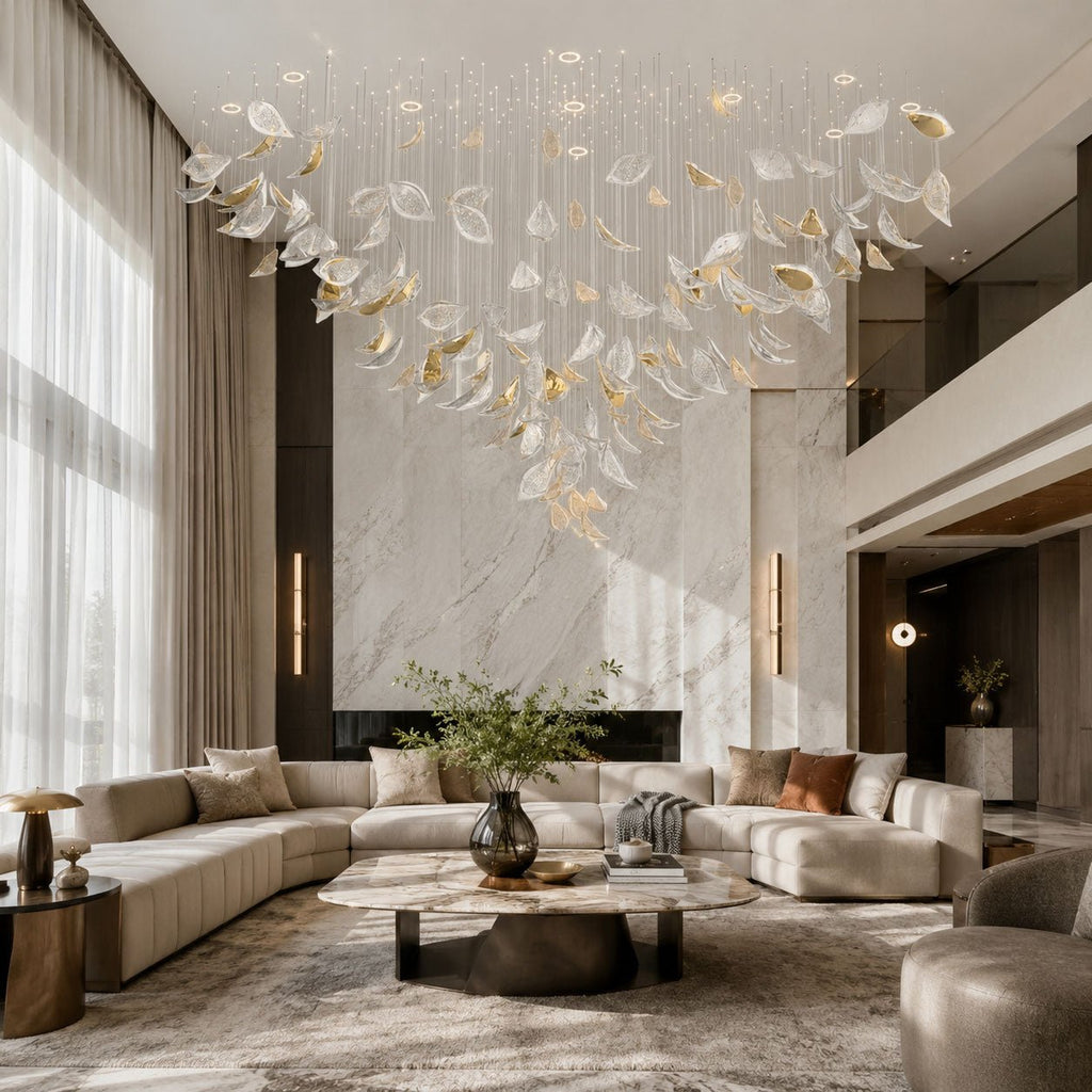 Floating Leaves Chandelier