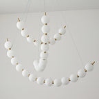 Acrylic Pearls Chandelier