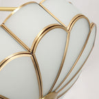 Flower Shape Glass Ceiling Light