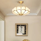 Flower Shape Glass Ceiling Light