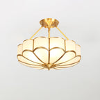 Flower Shape Glass Ceiling Light