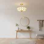 Flower Shape Glass Ceiling Light