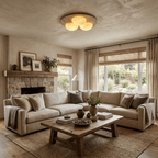 Trio Travertine Ceiling Light