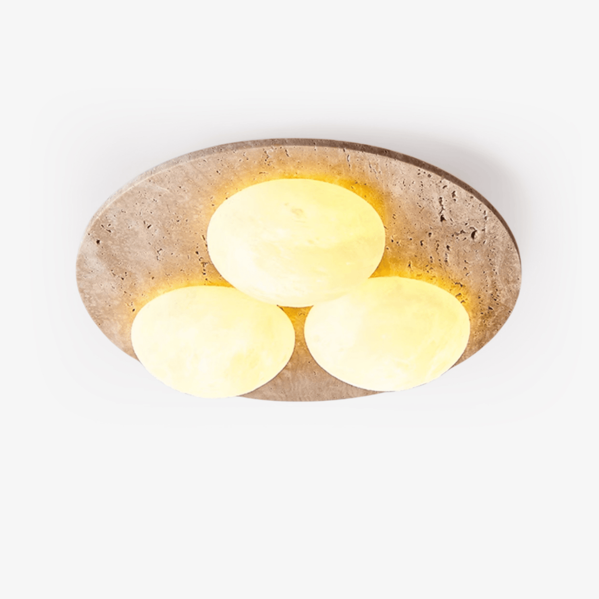 Trio Travertine Ceiling Light