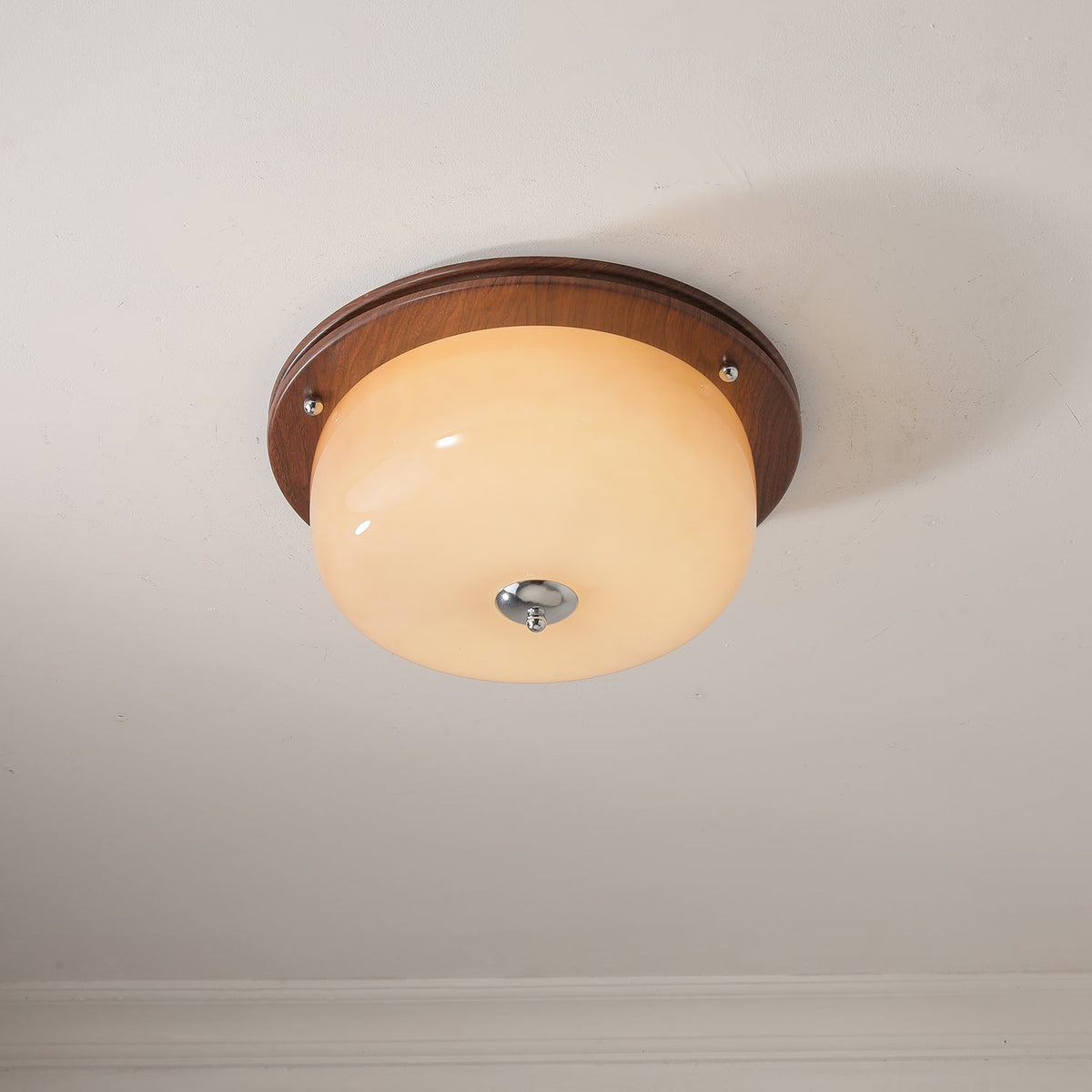 Glass Dome Ceiling Light