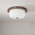 Glass Dome Ceiling Light