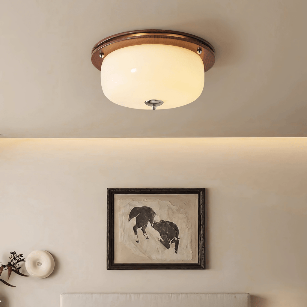Glass Dome Ceiling Light
