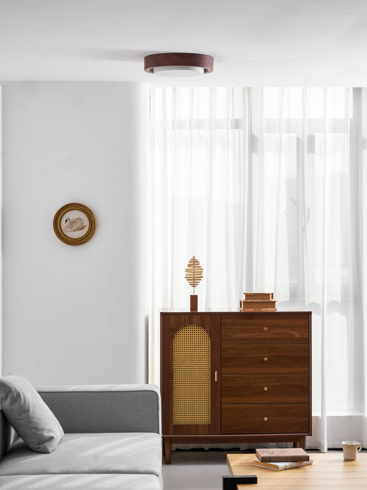 Lunar Ring Ceiling Light