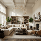 Aurelia Glass Leaf Chandelier