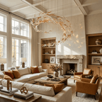 Aurelia Glass Leaf Chandelier