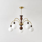 Archway Walnut Color Chandelier