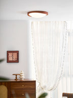 Walnut Curved Edge Ceiling Light