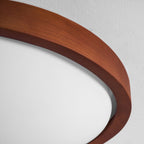 Walnut Curved Edge Ceiling Light