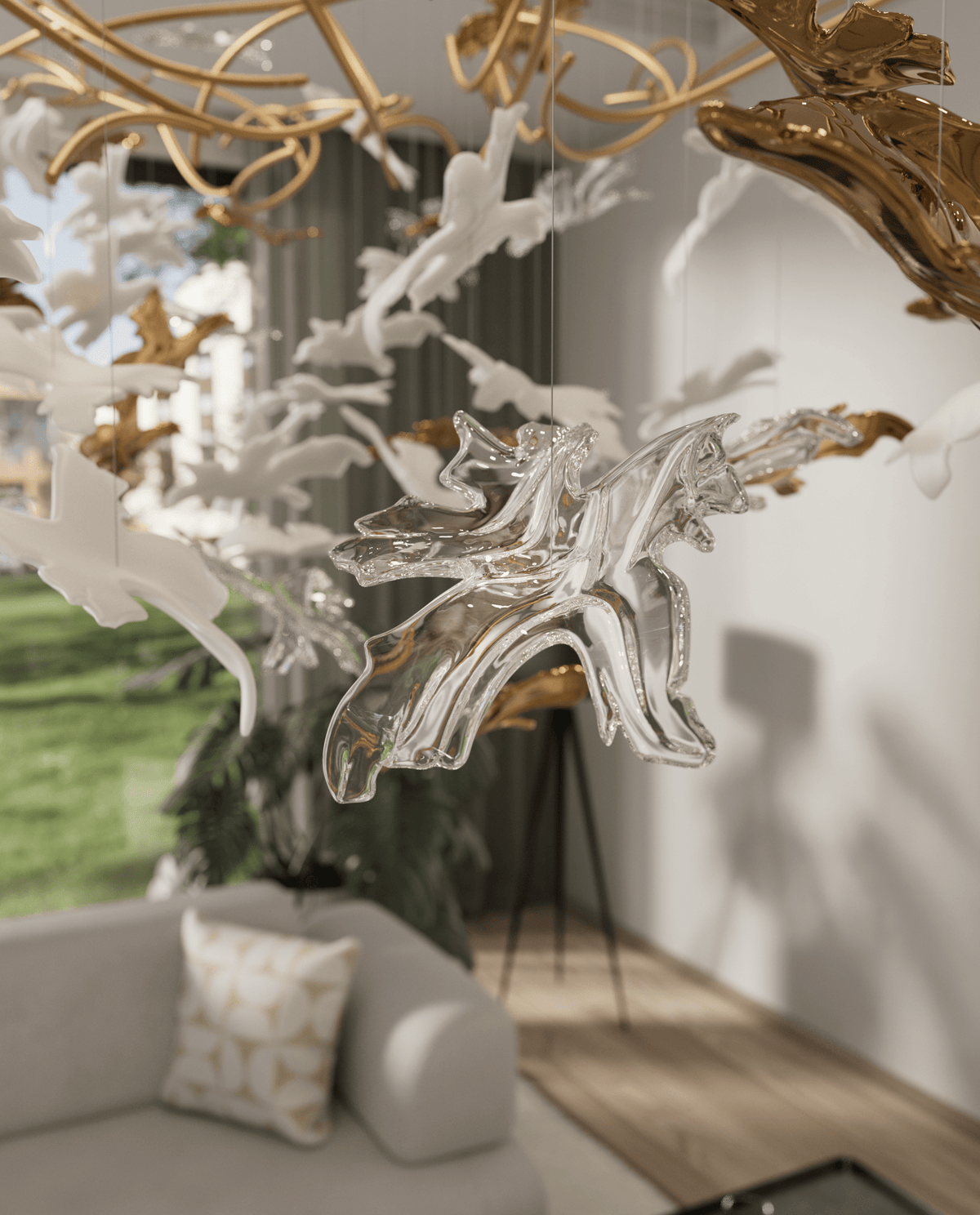 Vine Chandelier
