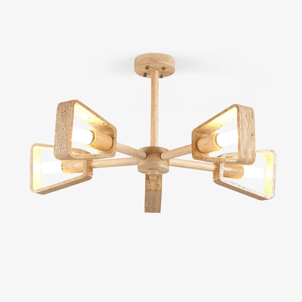 Elementa Travertine Chandelier