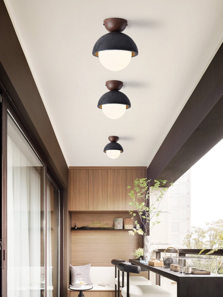 Volcanic Orb Ceiling Lamp