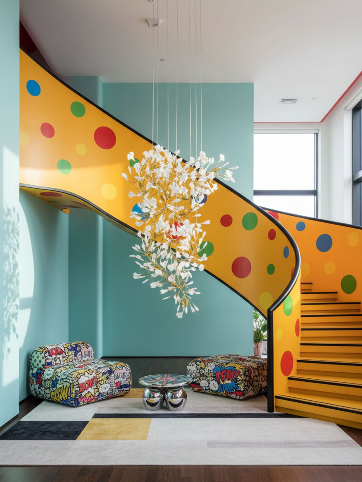 Gingko Vortex Chandelier