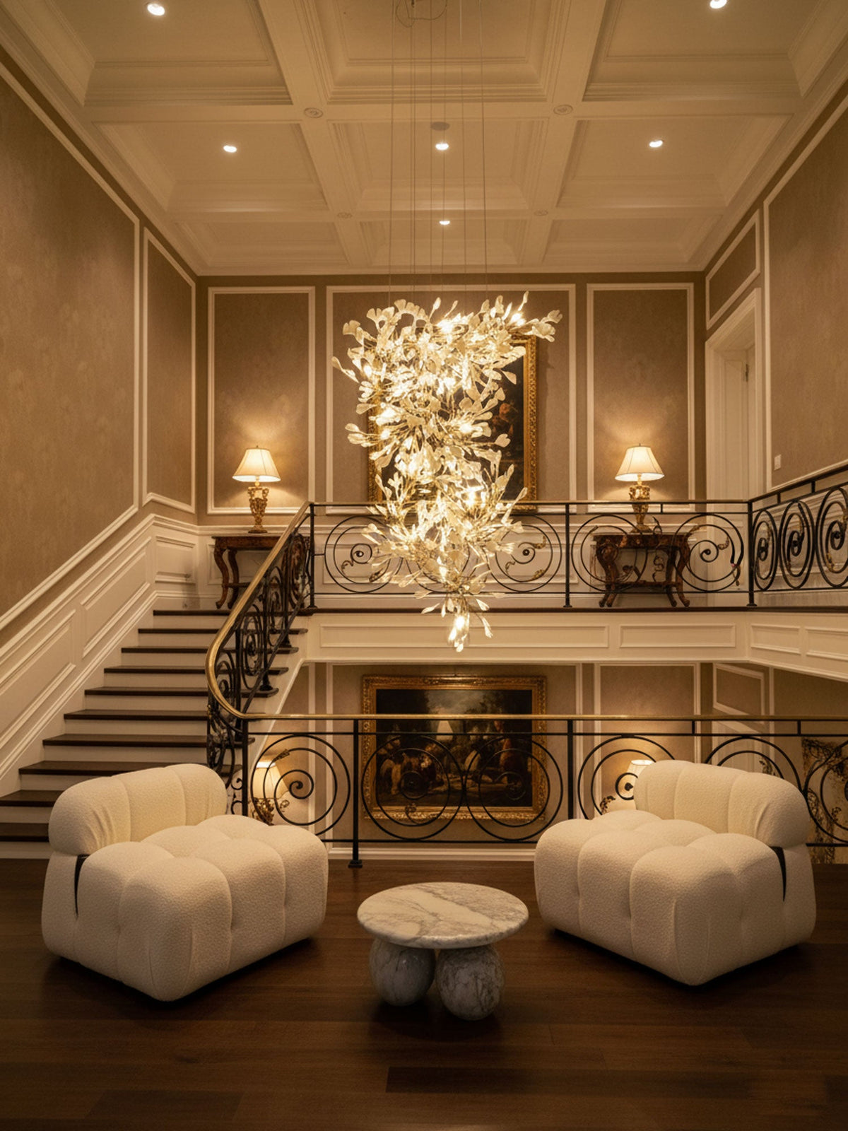 Gingko Vortex Chandelier