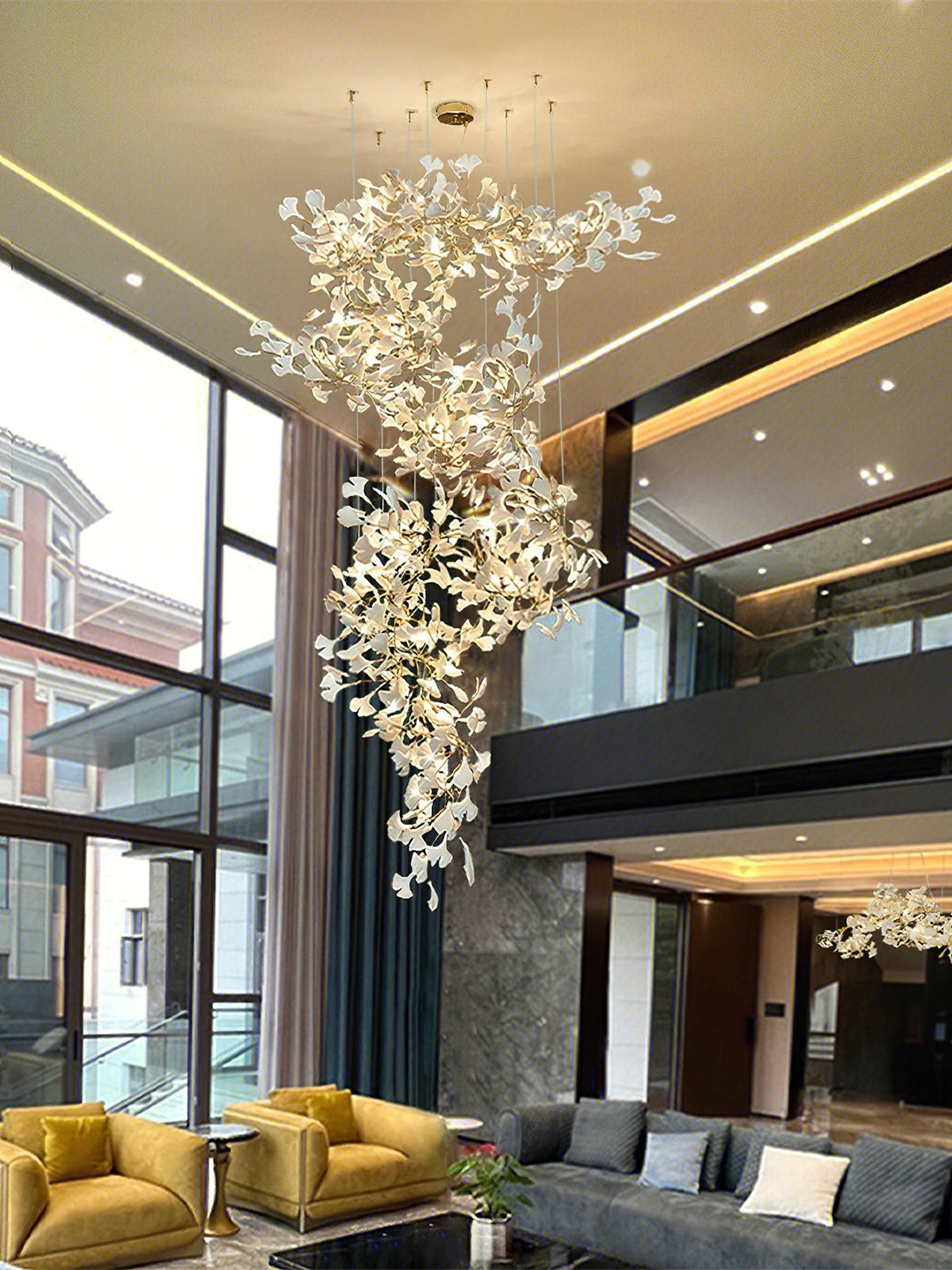 Gingko Vortex Chandelier
