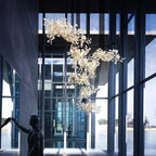 Gingko Vortex Chandelier
