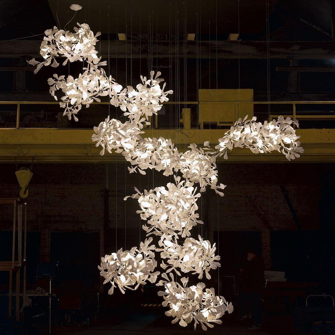 Gingko Vortex Chandelier
