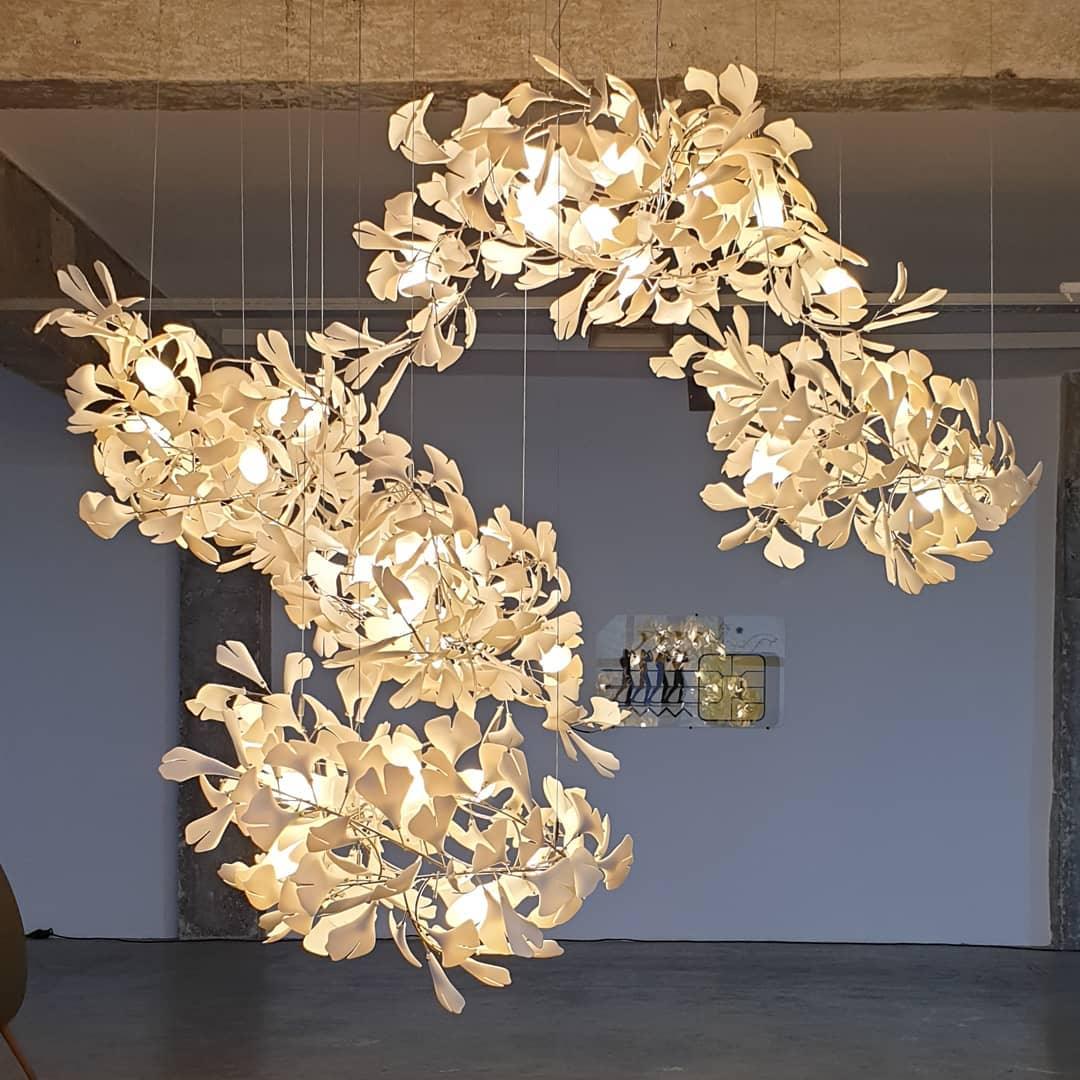 Gingko Vortex Chandelier