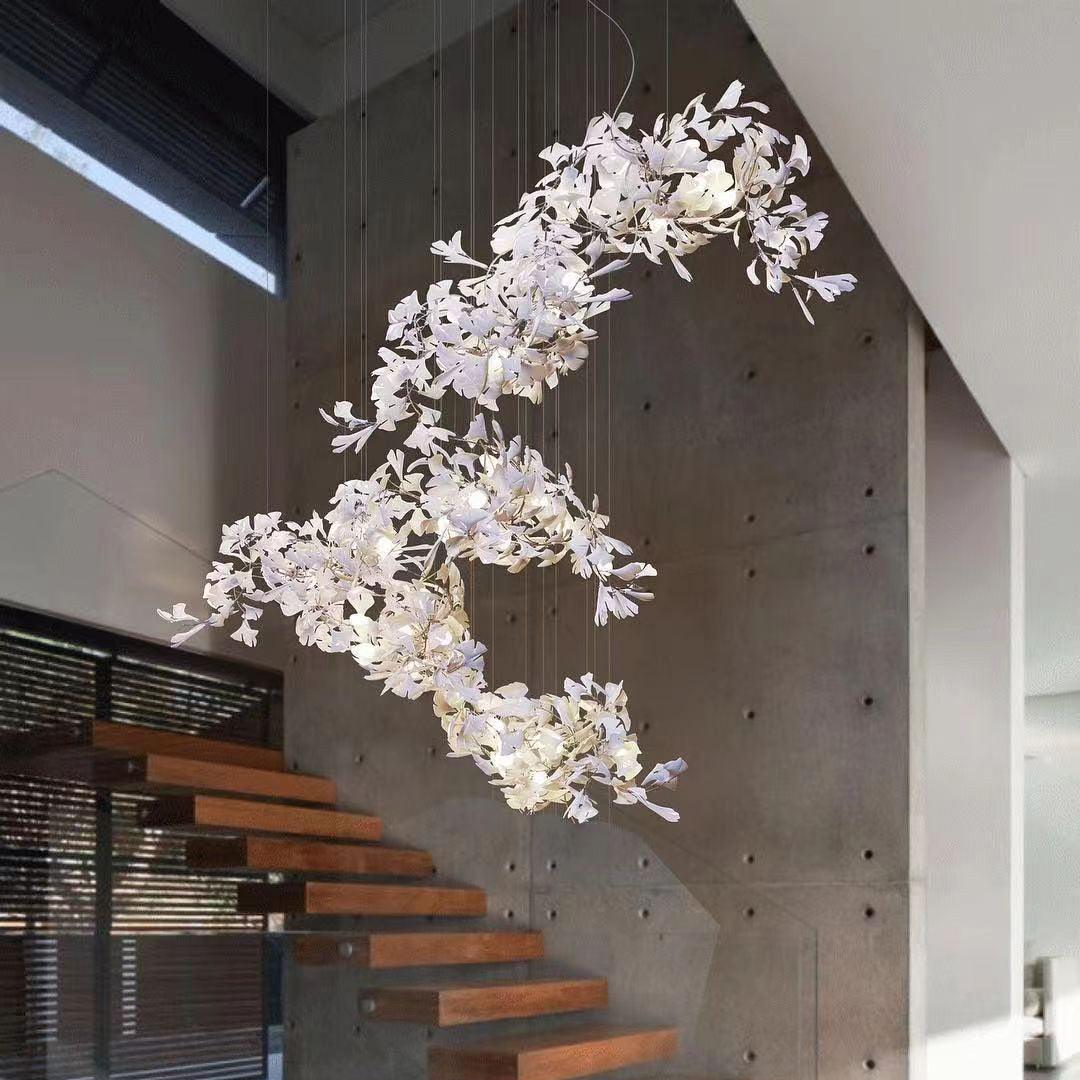 Gingko Vortex Chandelier