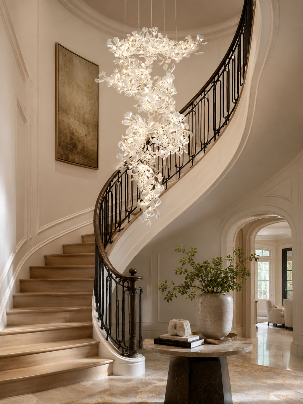 Gingko Vortex Chandelier
