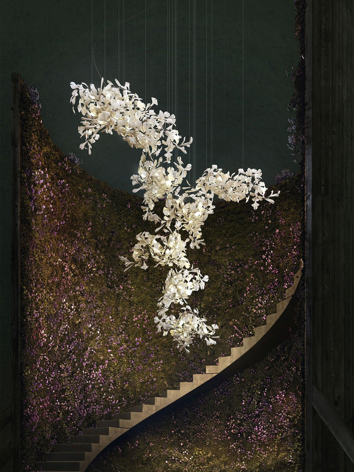 Gingko Vortex Chandelier