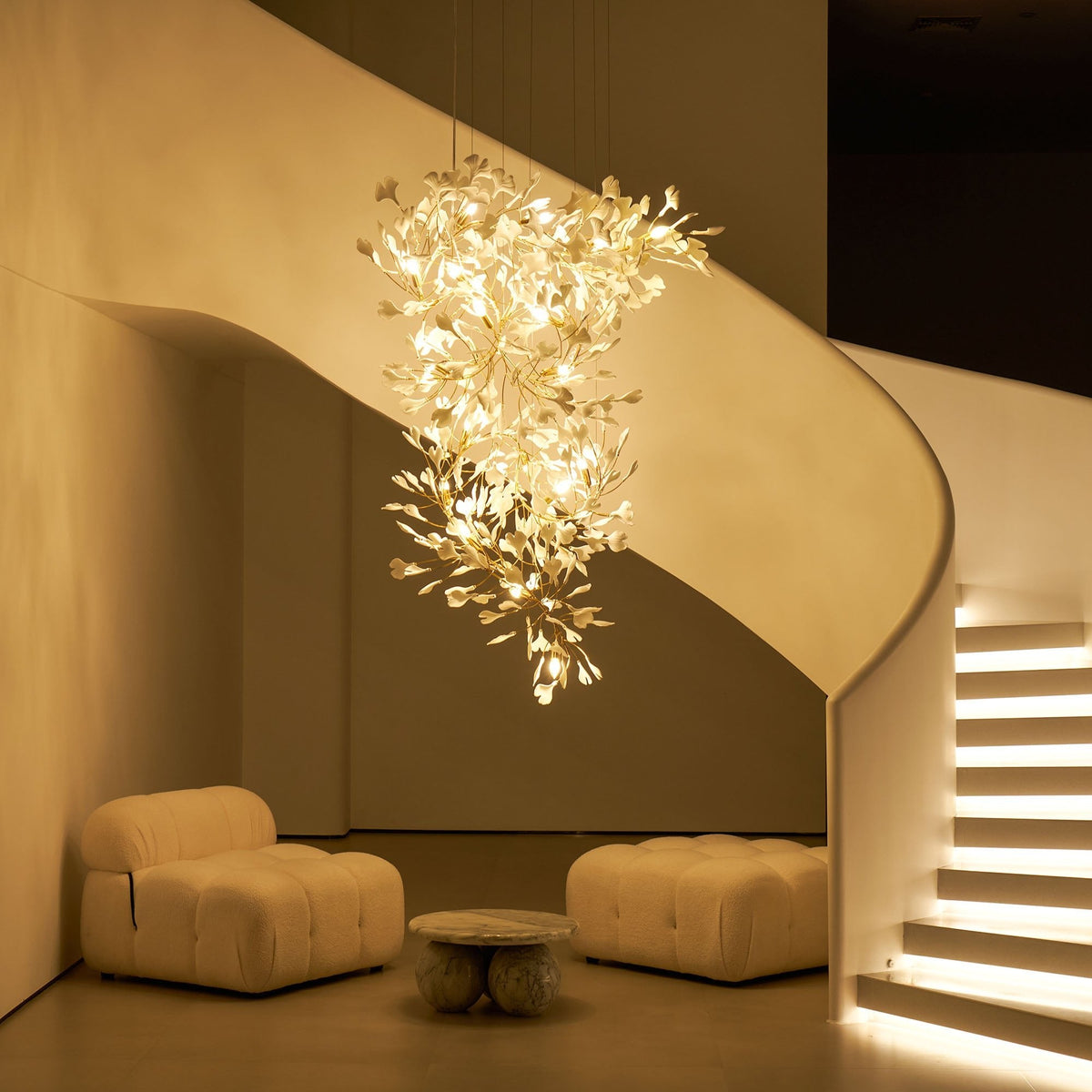 Gingko Vortex Chandelier