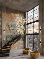 Gingko Vortex Chandelier