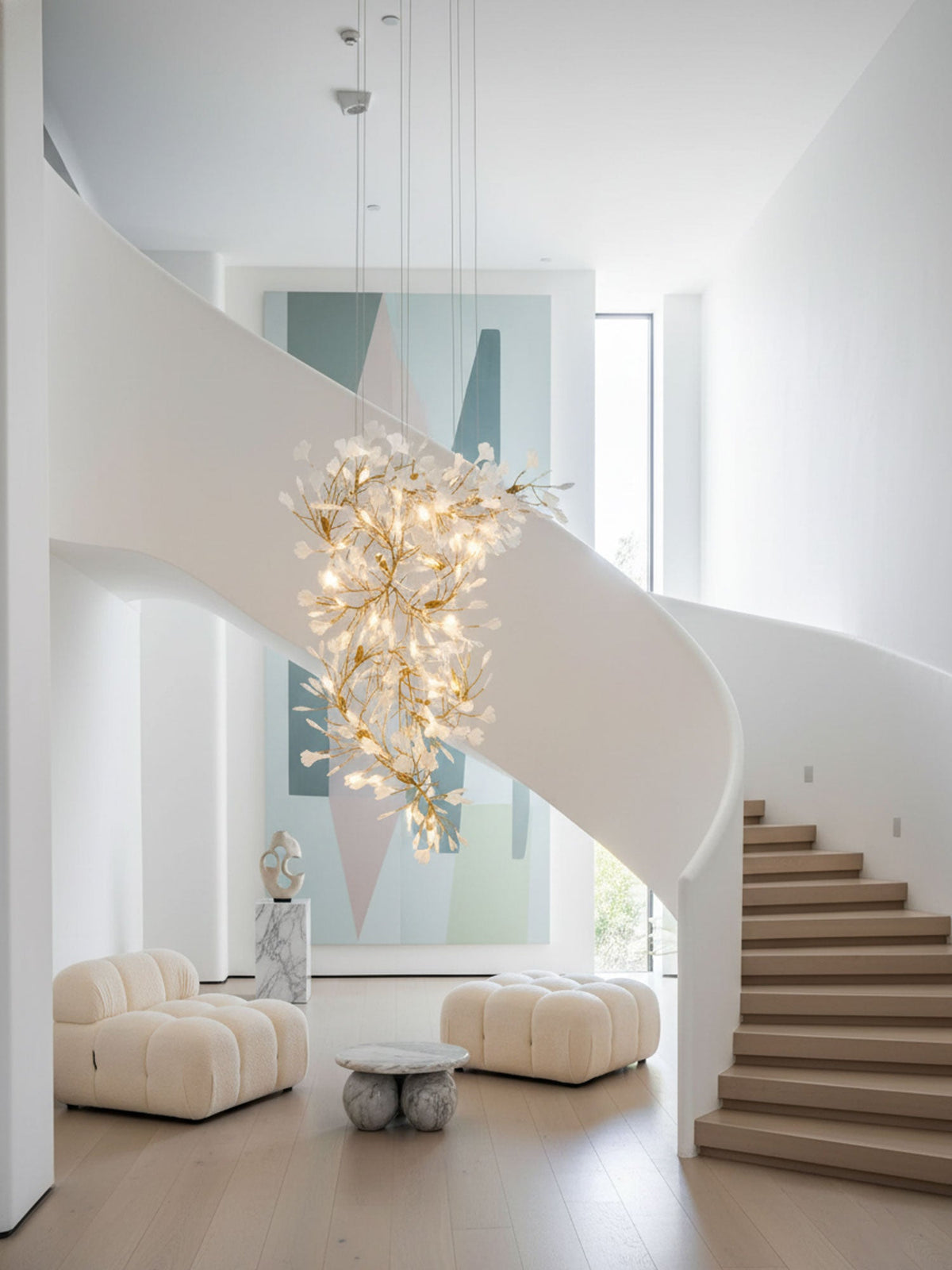 Gingko Vortex Chandelier