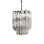 Transparant Glass Prism Chandelier