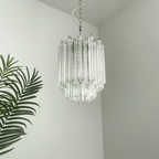 Transparant Glass Prism Chandelier