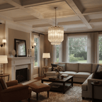 Transparant Glass Prism Chandelier