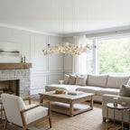 Porcelain Gingko Chandelier