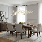 Porcelain Gingko Chandelier
